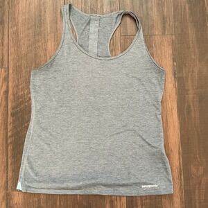 Patagonia Tank Top Heather Grey Capilene Racerback Athletic Women's Size Medium